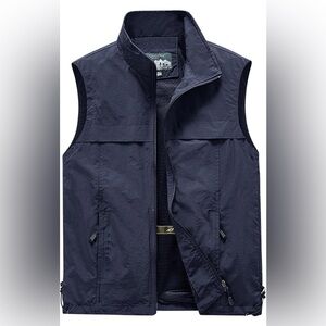 Men's Navy Utility Vest